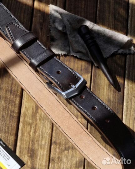 Ремень из легендарной кожи English bridle