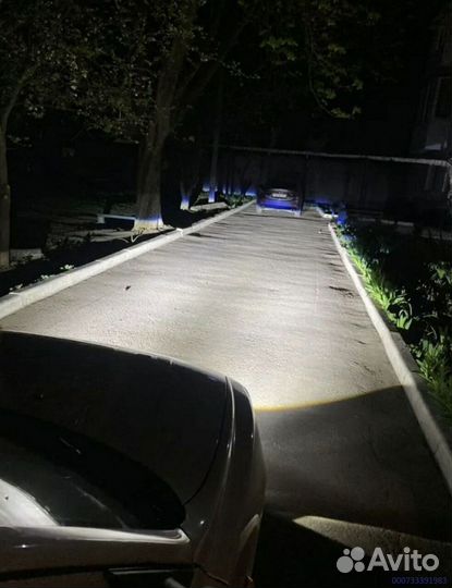 Яркие bi LED лазерные туманки Volkswagen