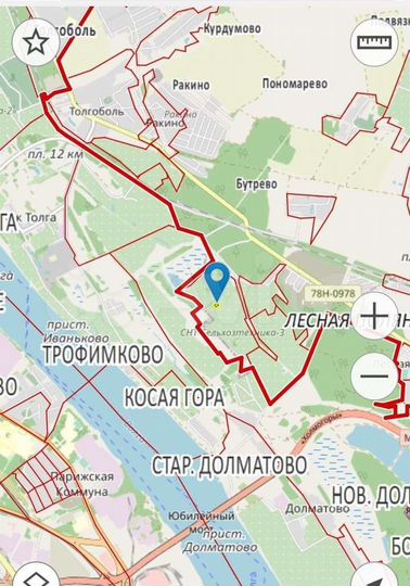 Участок 16 сот. (СНТ, ДНП)