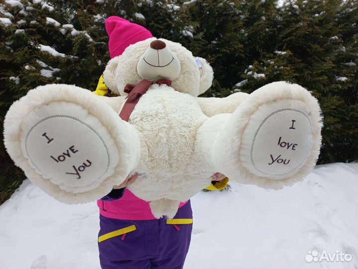 Большой новый плюшевый мишка медведь