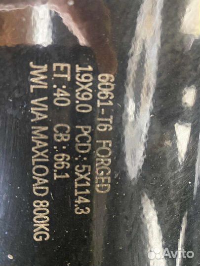 Диски б/у Кованые R19 оригинальные Инфинити Q60