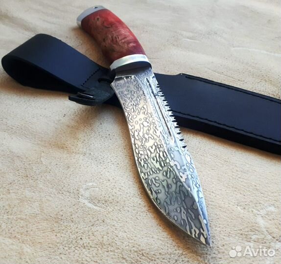 Нож охотничий ручной работы Х12мф подарок для мужа