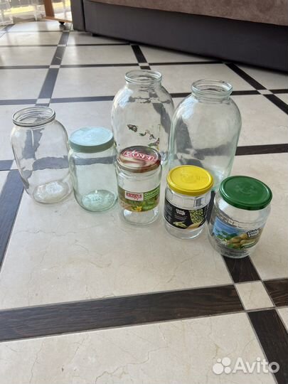 Банка стеклянная (9шт)