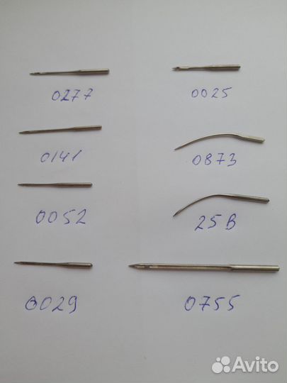 Иглы для швейных машин
