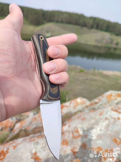 Нож ручной работы х12мф G10