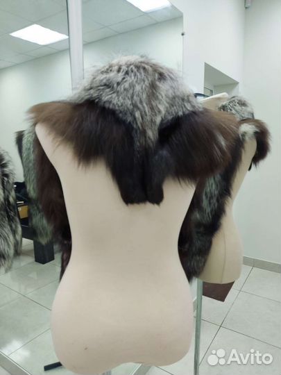 Воротник чернобурая лиса