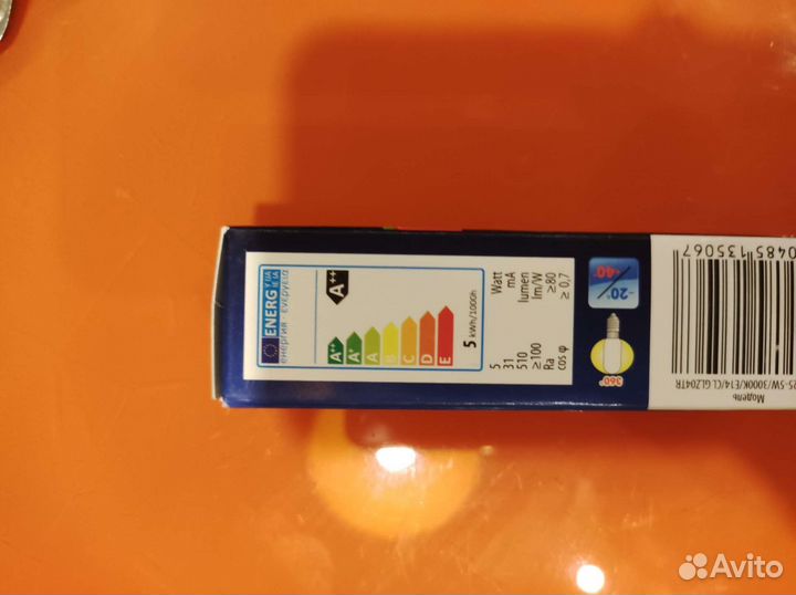 Лампочка E14 для холодильника, духовки, вытяжки