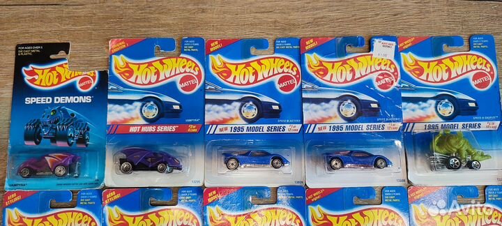 Hot Wheels издания раритеты 1988/1997 год