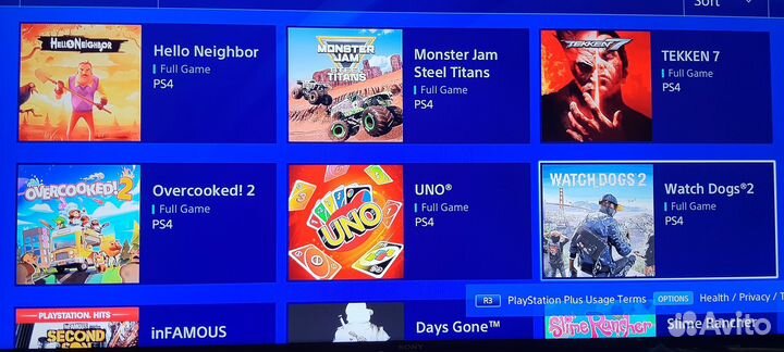 PS4. 600 игр. 500 Гб. Вариант 1.Обмен на Xbox-PS3