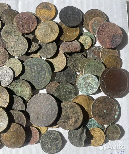 Монеты царские и раннего СССР - 166 штук