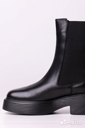 Полусапоги женские зимние натуральная кожа