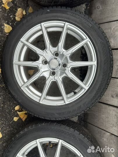 Колеса зимние в сборе на литье hankook 185/55/15