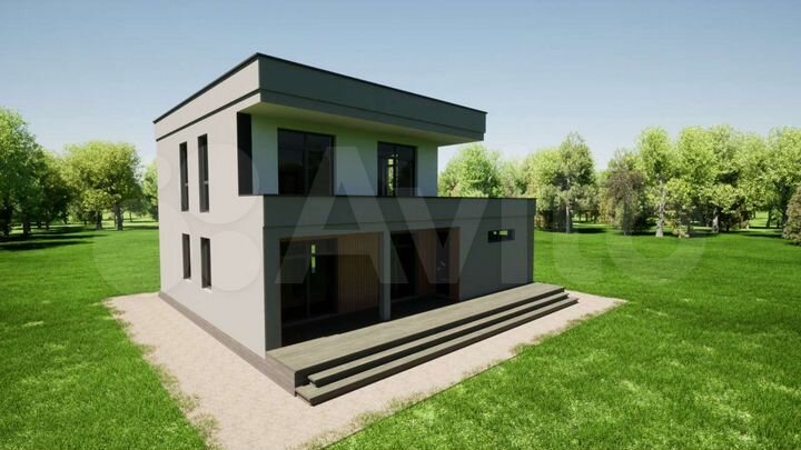 Коттедж 139 м² на участке 7 сот.