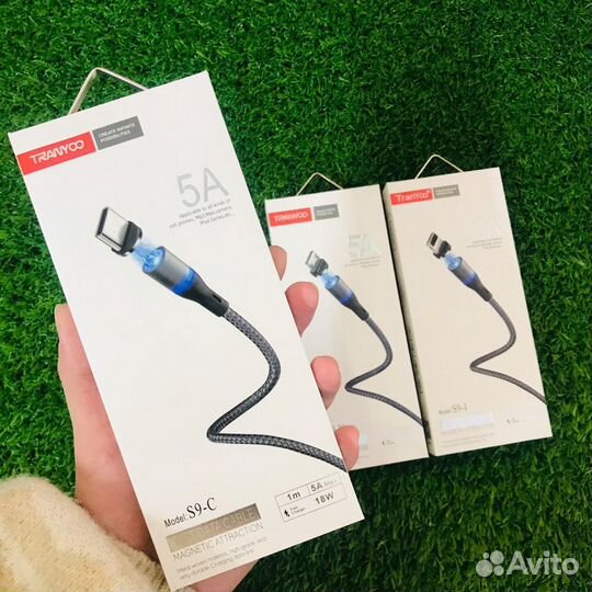 Магнитный Кабель Быстрая зарядка 5A 1m