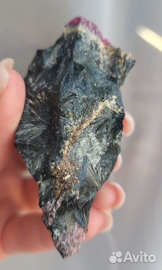 Звездчатый эгирин с эвдиалитом