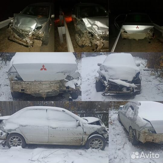 Mitsubishi Lancer Cedia 1.8 AT, 2002, битый, 274 000 км