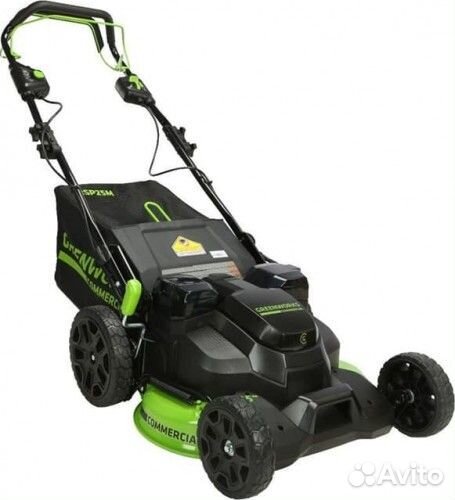 Газонокосилка аккумуляторная greenworks GC82LM61S