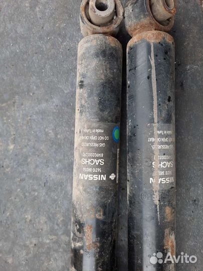 Амортизатор задний ниссан кашкай j10