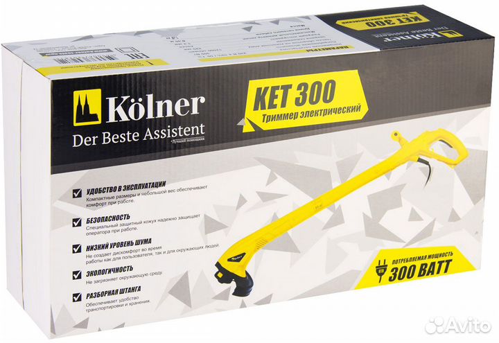 Триммер электрический Kolner KET 300