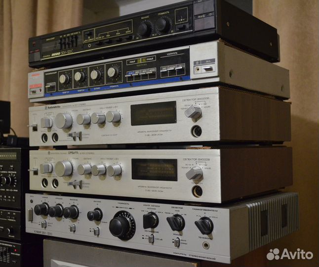 Советские усилители и эквалайзеры