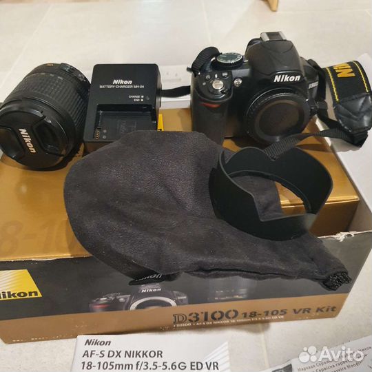 Зеркальный фотоаппарат nikon d3100