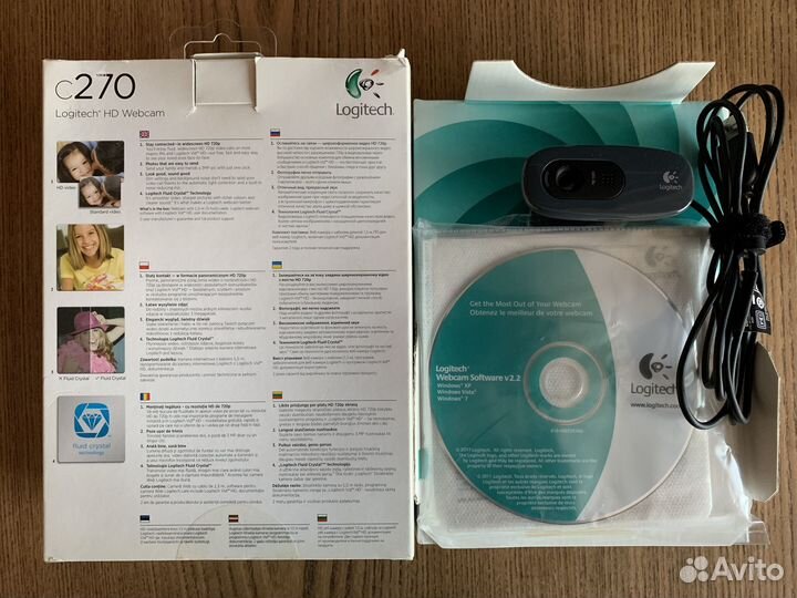 Веб-камера Logitech HD Webcam C270