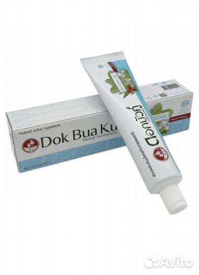 Травяная зубная паста Dok Bua Ku