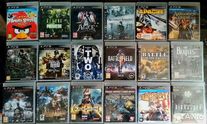 Игры диски для приставки ps3