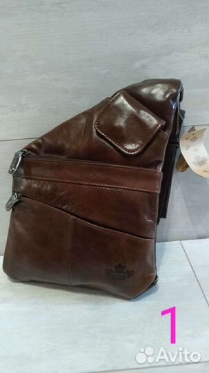 Сумка мужская натуральная кожа