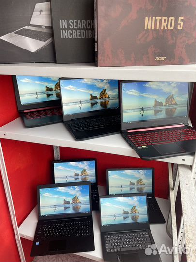 Ноутбуки для игр и работы/Гарантия/Большой выбор