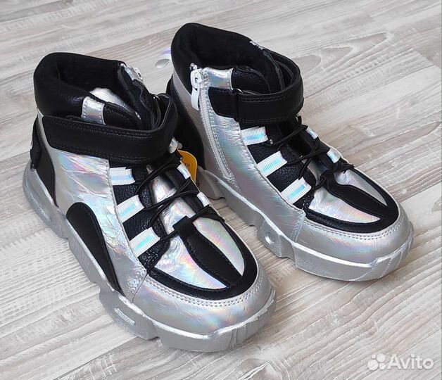 Кроссовки/ботинки на флисе, демисезонные