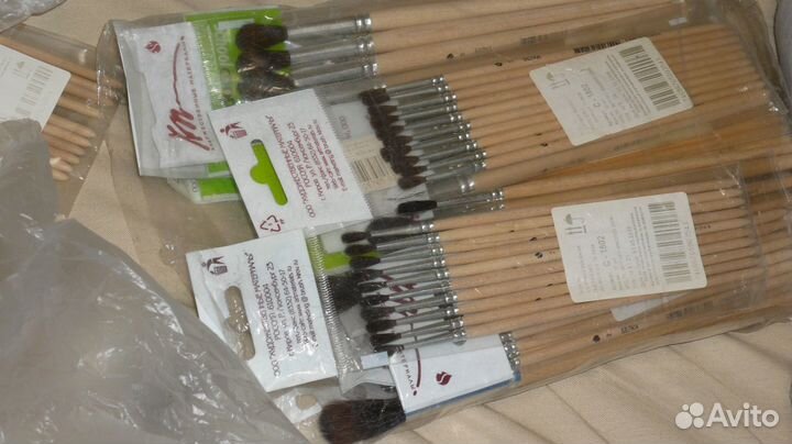 Кисти художественные белка 1 2 3 4 6 8 10 новые