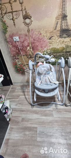 Качели Babycare Butterfly 2 в 1 с адаптером