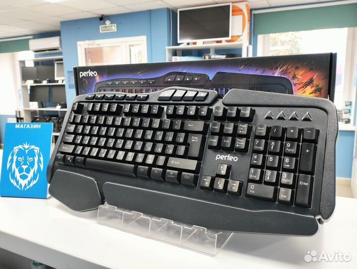 Игровая клавиатура Perfeo Strike новая (вр80)