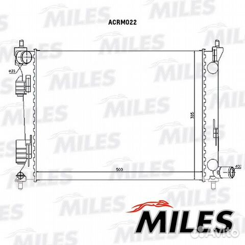 Радиатор hyundai solaris / KIA RIO 1.4/1.6 10