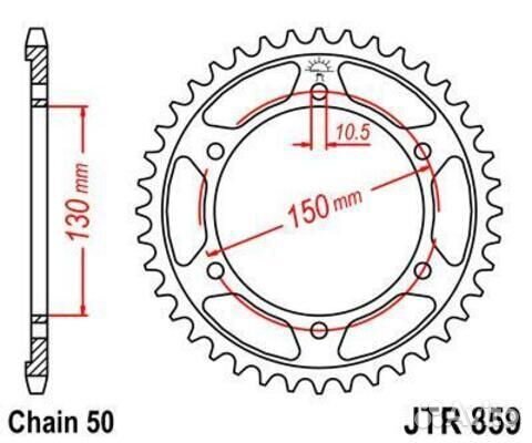 Звезда ведомая JTR859 38