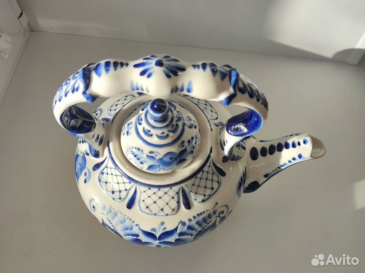 Чайник заварочный гжель 1-1,5 л