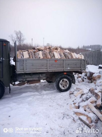 Дрова колотые с доставкой берёза осина