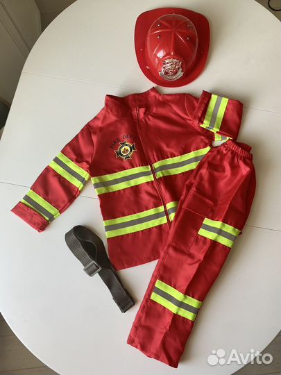 Новогодний костюм для мальчика 110 Пожарный