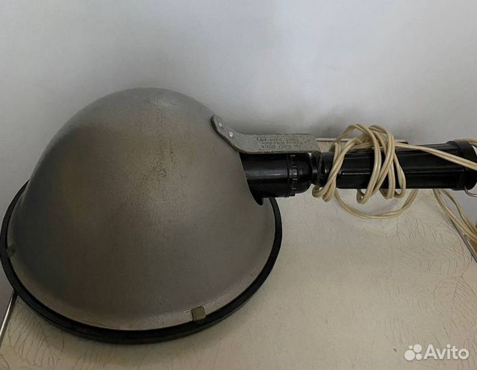 Синяя лампа рефлектор СССР