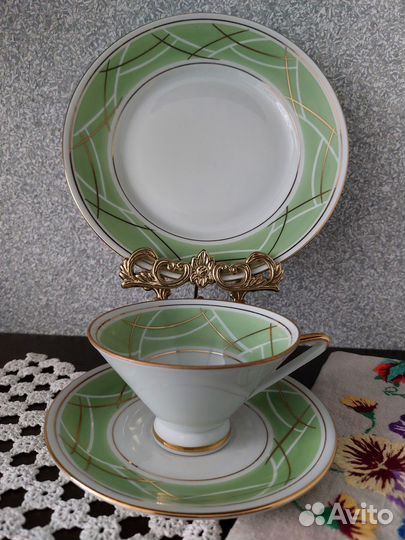 Чайное трио фарфор Германия