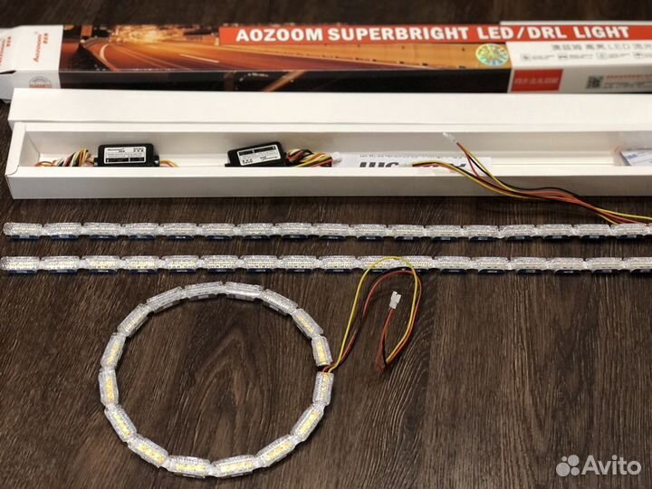 Ходовые огни с поворотником Aozoom 12в 24в