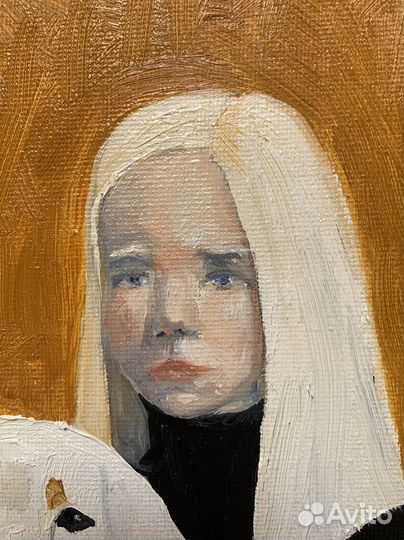 Картина маслом на холсте 20х20 см