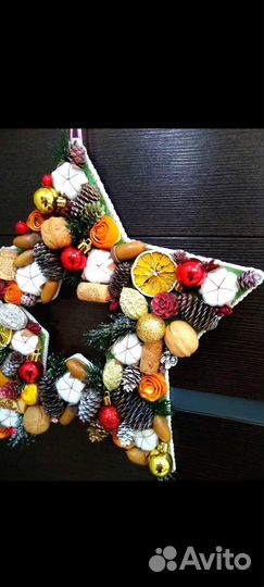 Подарок ручной работы. Подвеска звезда