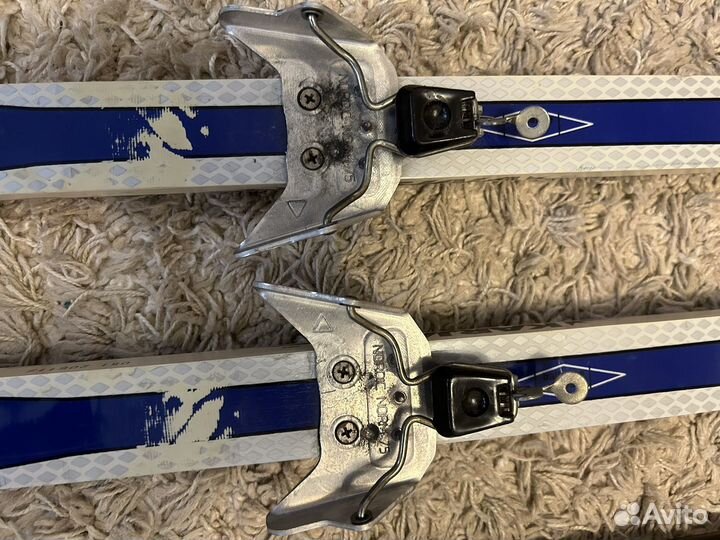 Беговые лыжи 205см+палки 155см