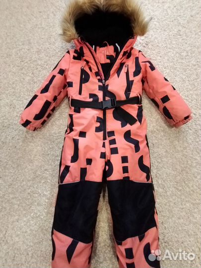 Зимний комбинезон, для девочки, рост 110
