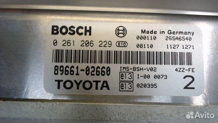 Блок управления двигателем Toyota Corolla E11, 200