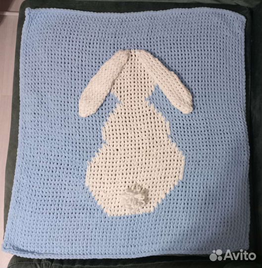 Плед детский вязаный