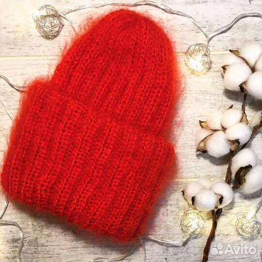 Шапка женская из мохера