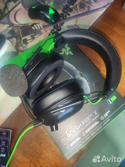 Игровые наушники razer blackshark v2 x